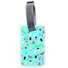 Summer Pattern Luggage Tags (one Side)  by Valentinaart