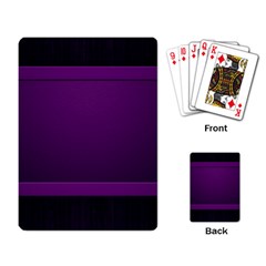 Board Purple Line Playing Card