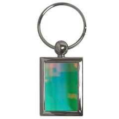 Shadow Faintly Faint Line Green Key Chains (rectangle)  by Mariart