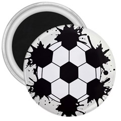 Soccer Camp Splat Ball Sport 3  Magnets by Mariart