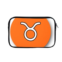 Taurus Symbol Sign Orange Apple Macbook Pro 13  Zipper Case by Mariart