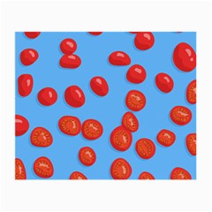 Tomatoes Fruite Slice Red Small Glasses Cloth by Mariart