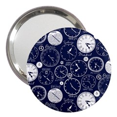 Time World Clocks 3  Handbag Mirrors by Mariart