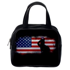Honor Our Heroes On Memorial Day Classic Handbags (one Side) by Catifornia