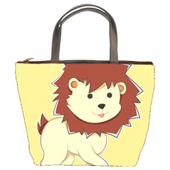 Happy Cartoon Baby Lion Bucket Bags by Catifornia