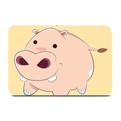 Happy Cartoon Baby Hippo Plate Mats