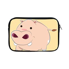 Happy Cartoon Baby Hippo Apple Ipad Mini Zipper Cases by Catifornia