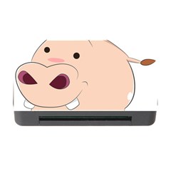 Happy Cartoon Baby Hippo Memory Card Reader With Cf by Catifornia