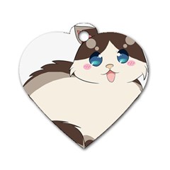 Ragdoll Cat For Life Dog Tag Heart (one Side) by Catifornia