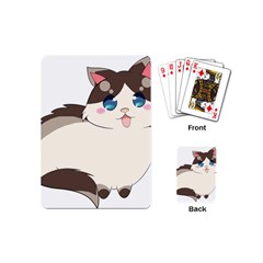 Ragdoll Cat For Life Playing Cards (mini)  by Catifornia