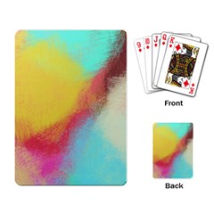 Textured Paint                   Playing Cards Single Design by LalyLauraFLM