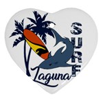 Surf - Laguna Ornament (Heart)