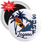 Surf - Laguna 3  Magnets (10 pack) 