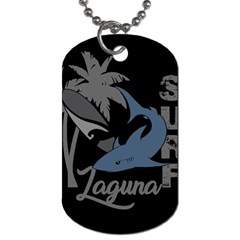 Surf - Laguna Dog Tag (one Side) by Valentinaart