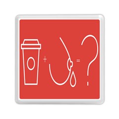 Caffeine And Breastfeeding Coffee Nursing Red Sign Memory Card Reader (square)  by Mariart