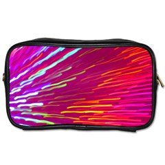 Zoom Colour Motion Blurred Zoom Background With Ray Of Light Hurtling Towards The Viewer Toiletries Bags 2-side by Mariart