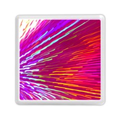 Zoom Colour Motion Blurred Zoom Background With Ray Of Light Hurtling Towards The Viewer Memory Card Reader (square)  by Mariart