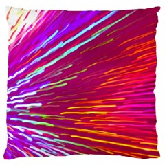 Zoom Colour Motion Blurred Zoom Background With Ray Of Light Hurtling Towards The Viewer Standard Flano Cushion Case (two Sides) by Mariart