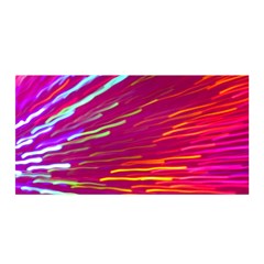 Zoom Colour Motion Blurred Zoom Background With Ray Of Light Hurtling Towards The Viewer Satin Wrap by Mariart