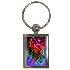 Rainbow Shake Light Line Key Chains (rectangle)  by Mariart