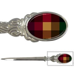 Stripes Plaid Color Letter Openers by Mariart