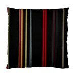 Stripes Line Black Red Standard Cushion Case (Two Sides) Back