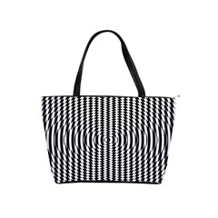 Vertical Lines Waves Wave Chevron Small Black Shoulder Handbags by Mariart