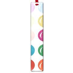 Brights Pastels Bubble Balloon Color Rainbow Large Book Marks by Mariart