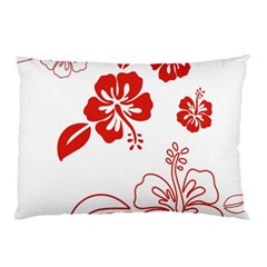 Hawaiian Flower Red Sunflower Pillow Case by Mariart