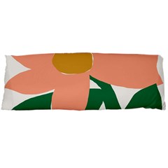 Peach Sunflower Flower Pink Green Body Pillow Case Dakimakura (two Sides) by Mariart