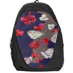 Original Butterfly Carnation Backpack Bag by Mariart