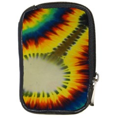Red Blue Yellow Green Medium Rainbow Tie Dye Kaleidoscope Opaque Color Compact Camera Cases by Mariart
