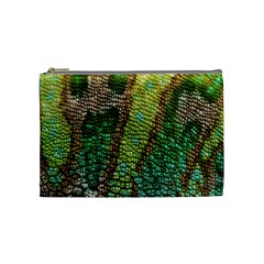 Chameleon Skin Texture Cosmetic Bag (medium)  by BangZart