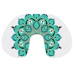 Ornate mandala Travel Neck Pillows