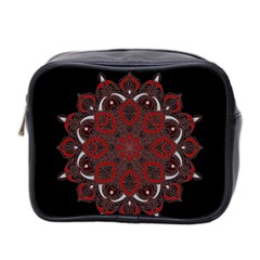 Ornate Mandala Mini Toiletries Bag 2-side by Valentinaart