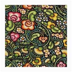 Bohemia Floral Pattern Medium Glasses Cloth (2-side) by BangZart