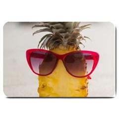 Pineapple With Sunglasses Large Doormat 