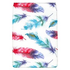 Watercolor Feather Background Flap Covers (l)  by LimeGreenFlamingo