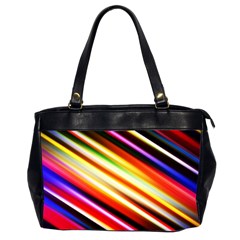 Funky Color Lines Office Handbags (2 Sides)  by BangZart