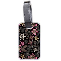 Flower Art Pattern Luggage Tags (two Sides) by BangZart