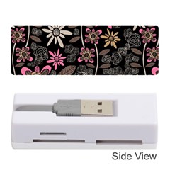 Flower Art Pattern Memory Card Reader (stick)  by BangZart