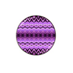 Purple Pink Zig Zag Pattern Hat Clip Ball Marker (4 Pack) by BangZart