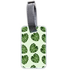 Leaf Pattern Seamless Background Luggage Tags (two Sides) by BangZart