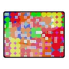 Abstract Polka Dot Pattern Fleece Blanket (small) by BangZart