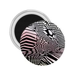 Abstract Fauna Pattern When Zebra And Giraffe Melt Together 2 25  Magnets by BangZart