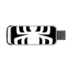 White Spider Portable Usb Flash (one Side) by BangZart