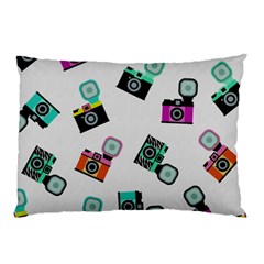 Old Cameras Pattern                        Pillow Case by LalyLauraFLM