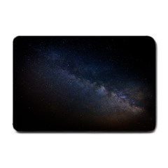 Cosmos Dark Hd Wallpaper Milky Way Small Doormat  by BangZart