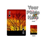 Sunset Abendstimmung Playing Cards 54 (Mini)  Front - Spade5