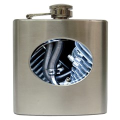 Motorcycle Details Hip Flask (6 Oz) by BangZart